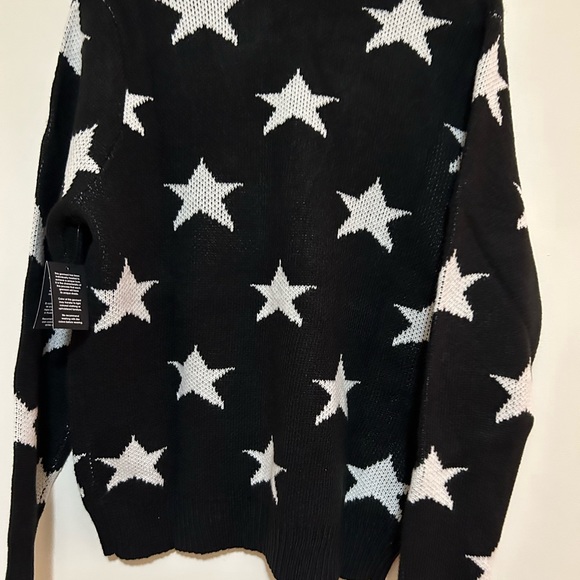 New- Fashion Nova black & White Cardigan - Picture 2 of 5